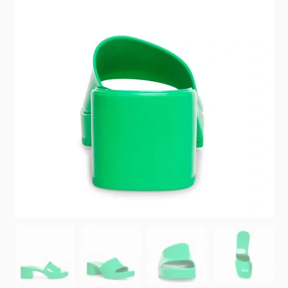 Steve Madden Harlin Green Mules - Picture 5 of 8